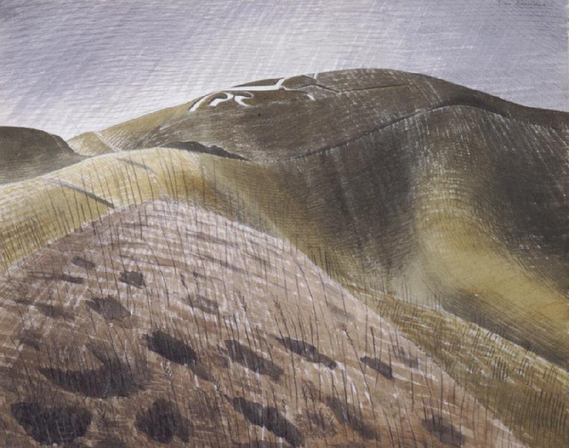 Eric Ravilious The Vale of the White Horse Spain oil painting art
